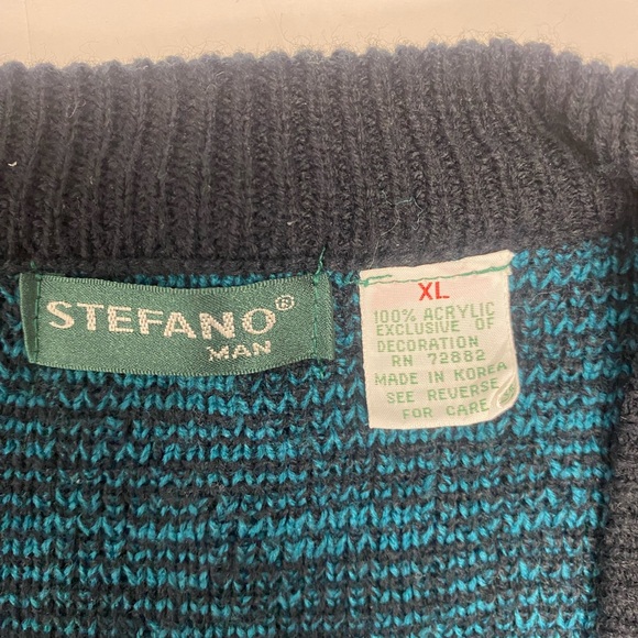 80’s Stefano Acrylic Cardigan Sweater - Picture 3 of 5